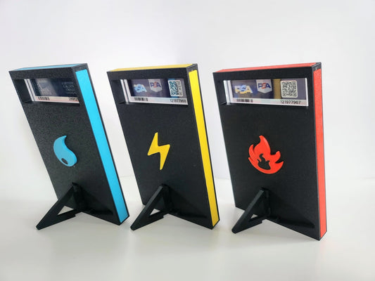 Pokémon card display stand